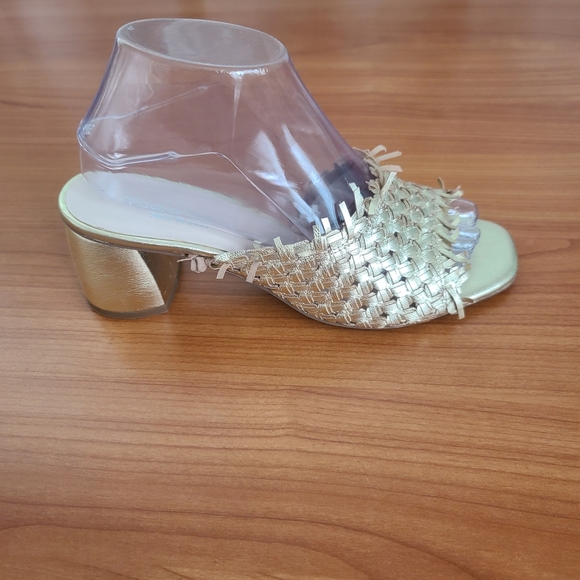 Pedro Anton Shoes - Pedro Anton Sandal Slides Women’s US‎ 8.5/Eur 39 Gold Fringe Shoes Made In Spain